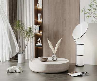 侘寂茶几3D模型下载